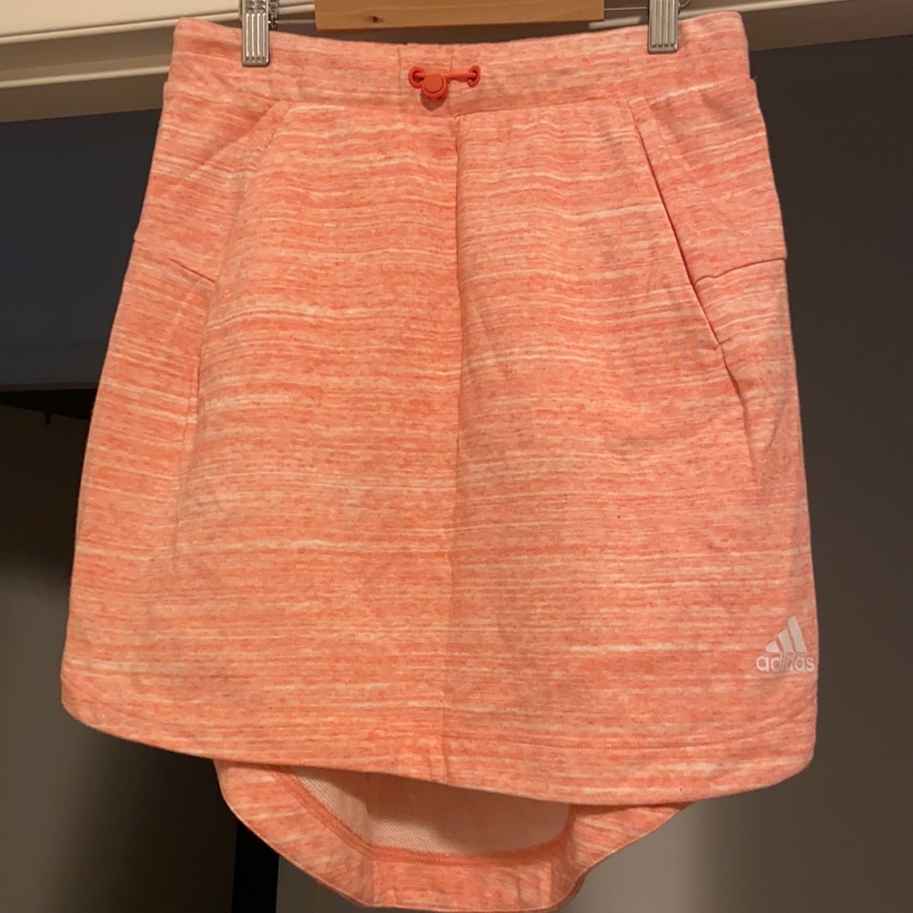 adidas pink sporty skirt with pockets